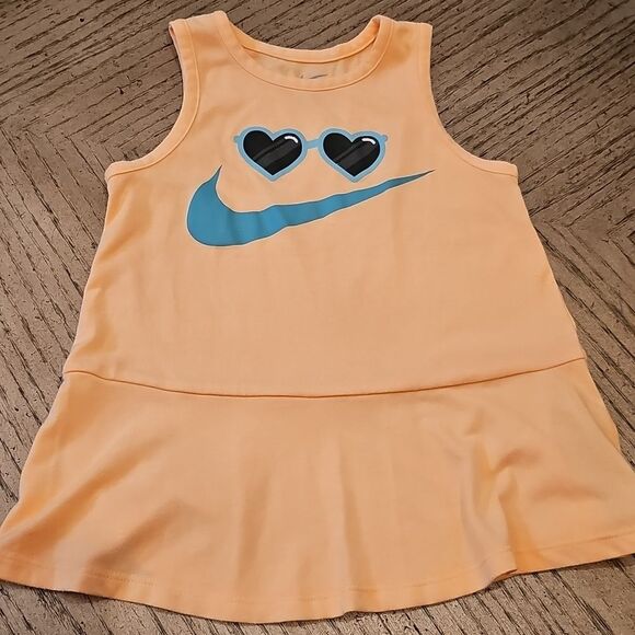 Nike Orange Tank Top Size 5-6 - Picture 7 of 7